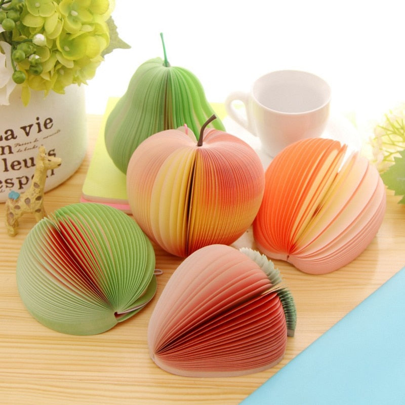 1 Lot Sticky notes DIY fruit vegetables Memo pads kawaii 160 Pages Sticker Post Bookmark Point It Marker Memo Sticker Paper