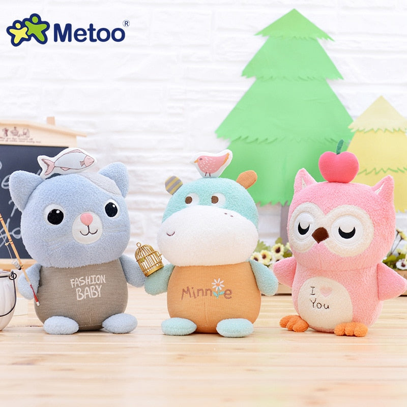 Toys For Girls Baby Metoo Doll Cute Cartoon Plush Stuffed Kawaii Lovely Sweet Animals For Kid Children Christmas Birthday Gift