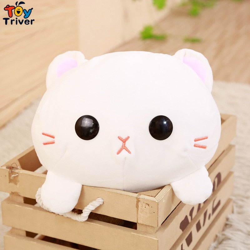 Kawaii Japan Cat Kitty Plush Toys Triver Stuffed Animal Doll Baby Kids Girls Children Boys Birthday Gifts Cute Home Room Decor