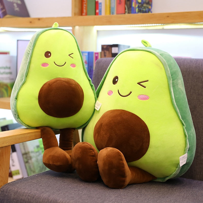 30-85cm Avocado Plush Toys Cute Avocado Pillow/Cushion Kawaii Fruit Stuffed Doll Toys For Children Throw Pillow Birthday Gift