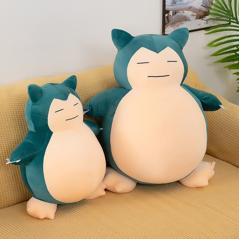 30-200cm TAKARA TOMY Pokemon Snorlax Animal Doll Holster Plush Toys Kawaii Anime New Rare Cute Soft Stuffed Girls Kids Gift