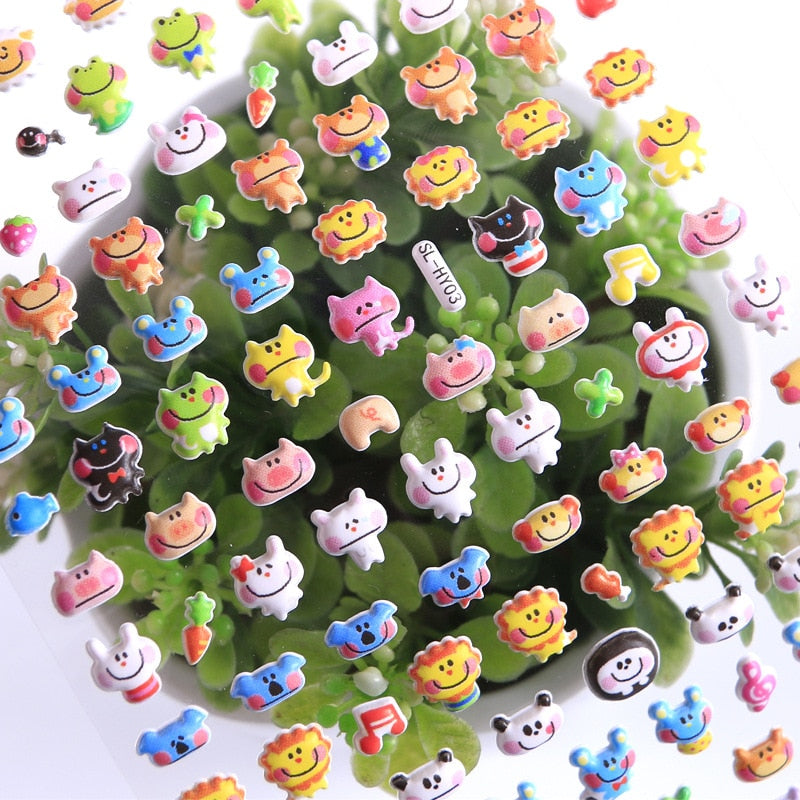 1 pc Kawaii Lovely Small Animal Foam 3D Decorative Stationery Stickers Scrapbooking DIY Diary Album Stick Label
