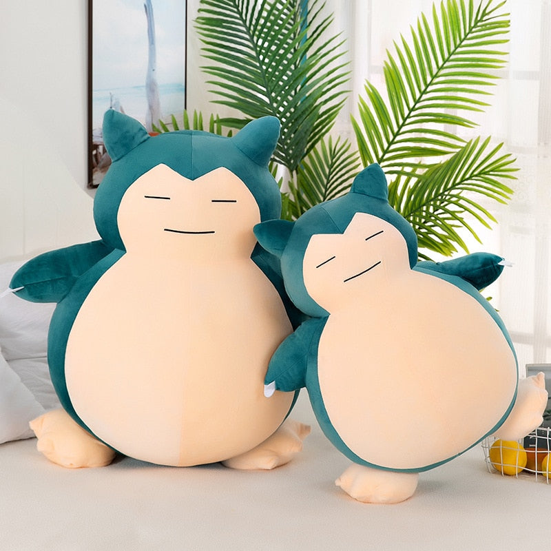 30-200cm TAKARA TOMY Pokemon Snorlax Animal Doll Holster Plush Toys Kawaii Anime New Rare Cute Soft Stuffed Girls Kids Gift