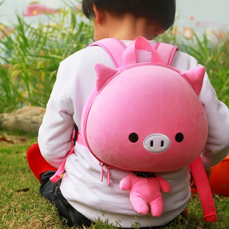 HOT baby Lovely frog Bear School Backpack kids Kawaii Animal EVA Plush backpack  Lolita Bunny Bag children Soft Toys MR161
