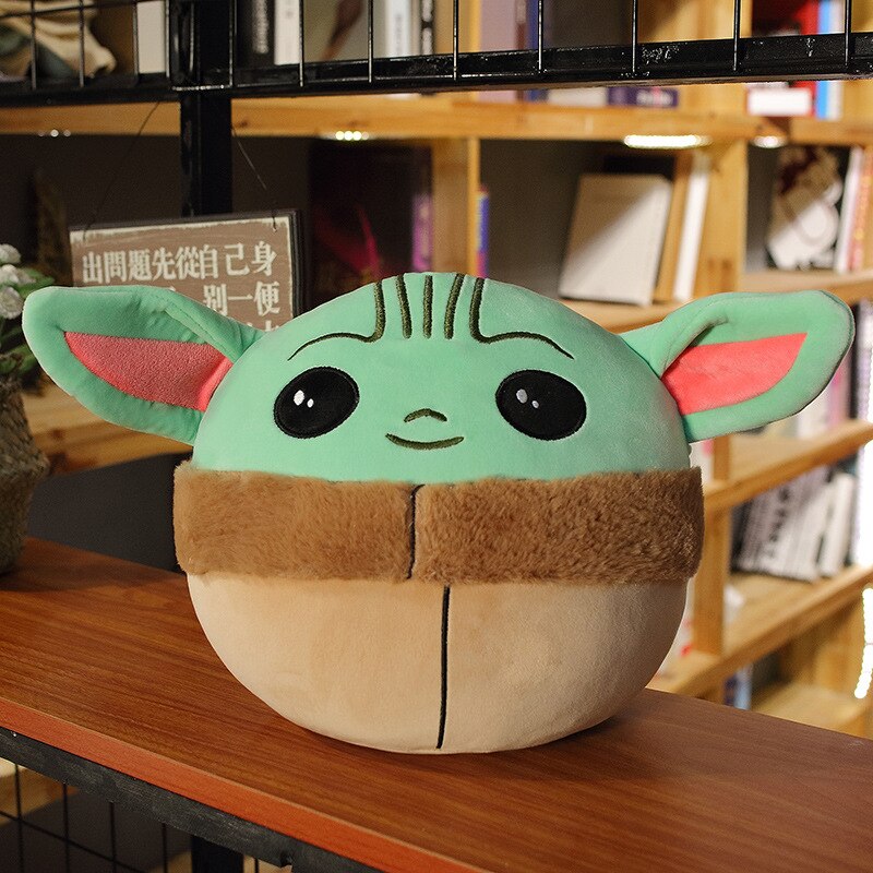 Disney Baby Yoda Plush Toy Cute Cartoon Star Wars Mandalorian Pillow Stuffed Doll Girls Gifts Kawaii Plush Dolls Kids Toys