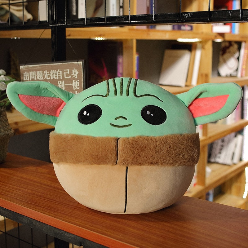 Disney Baby Yoda Plush Toy Cute Cartoon Star Wars Mandalorian Pillow Stuffed Doll Girls Gifts Kawaii Plush Dolls Kids Toys