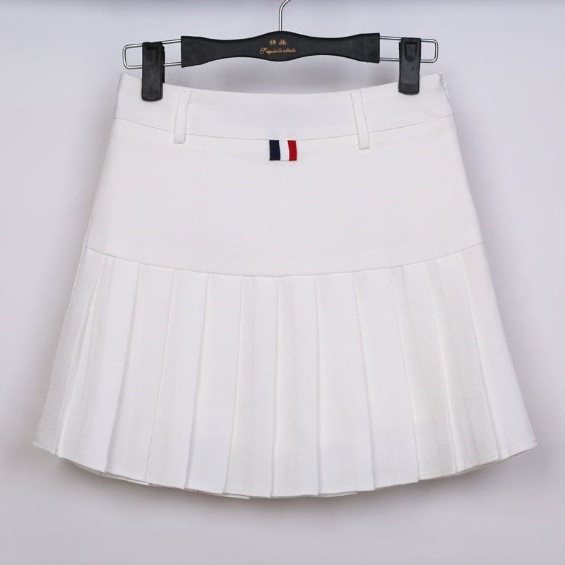 high waist pleated skirts Kawaii Harajuku Skirts women girls lolita a-line sailor skirt Large Size Preppy school uniform