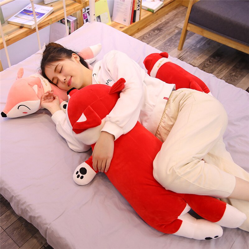 Kawaii Plush Fox Plush Toys for Girls Stuffed Animals Children Boys Toys Plush Pillow Cute Fox Stuffed Animals Soft Toy Doll