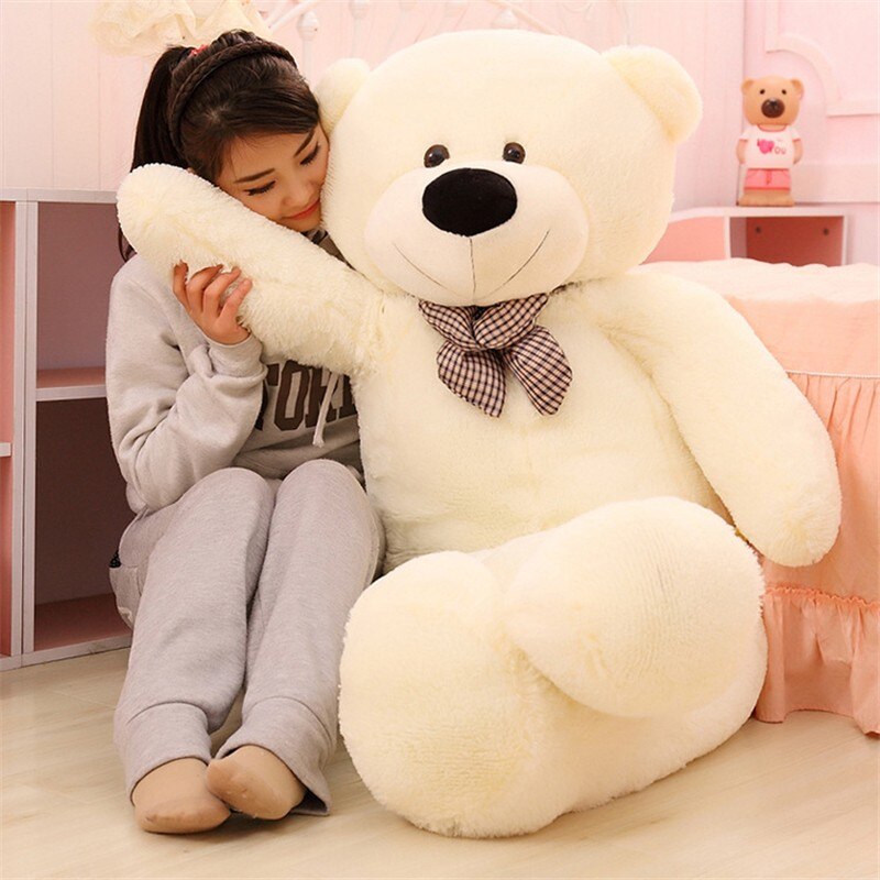 Cute 100CM Giant Big Size Teddy Bear Kawaii Plush Toys Peluches Stuffed Animal Doll Girls Toys Birthday Present Christmas Gift