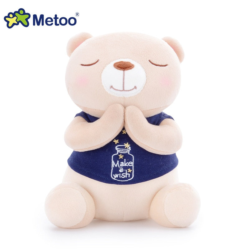 22CM Toys For Girl Boy Plush Bear Metoo Stuffed Dolls Soft Kawaii Angela Reborn Babies For Kid Children Christmas Birthday Gifts