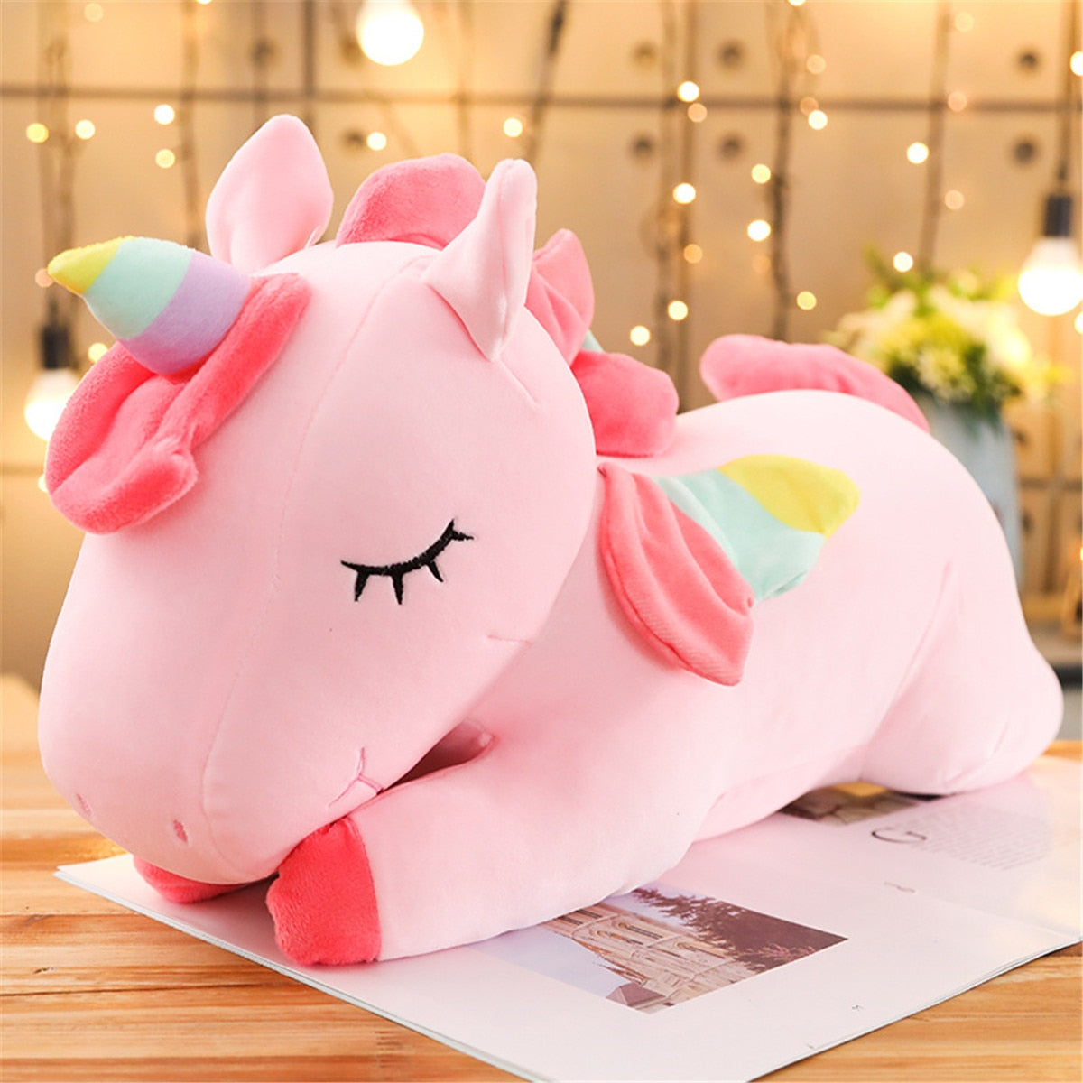 25CM New Cheap Plush Kawaii Unicorn Figure Plush Toys Lovely Unicorn Animal Stuffed Soft Plush Dolls Birthday Gift For Children