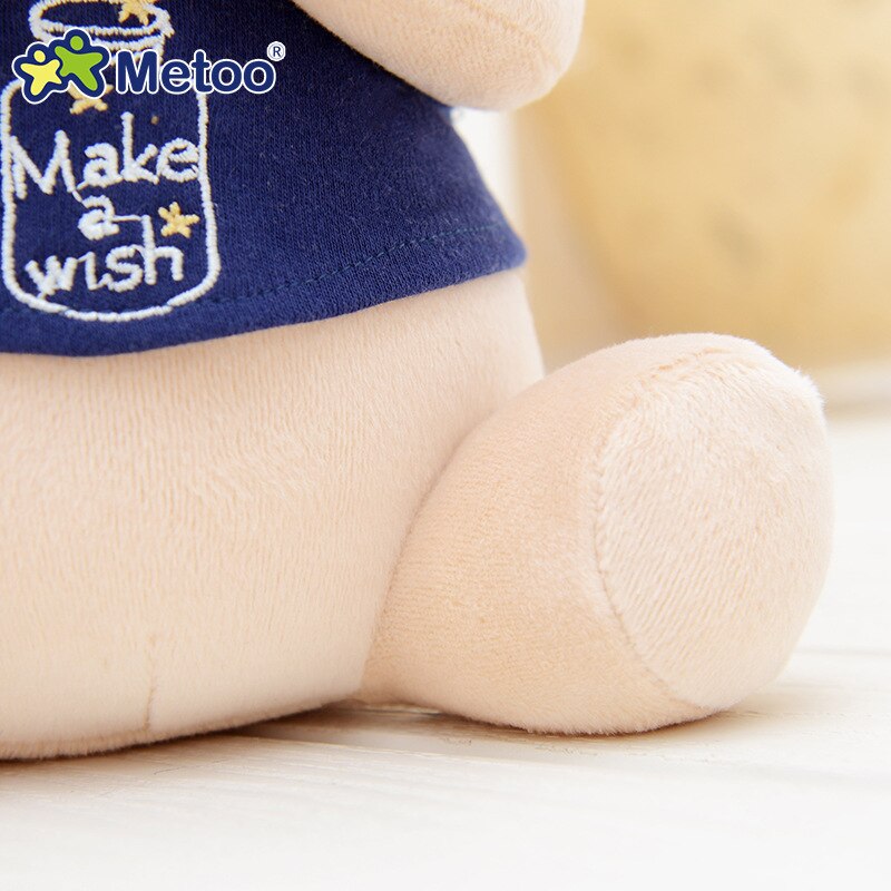 22CM Toys For Girl Boy Plush Bear Metoo Stuffed Dolls Soft Kawaii Angela Reborn Babies For Kid Children Christmas Birthday Gifts