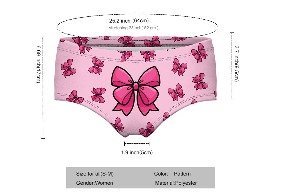 daddy  good girl Sexy Panties 2016 hot sale 3D Printed womens underwear lingerie femme braguitas mujer