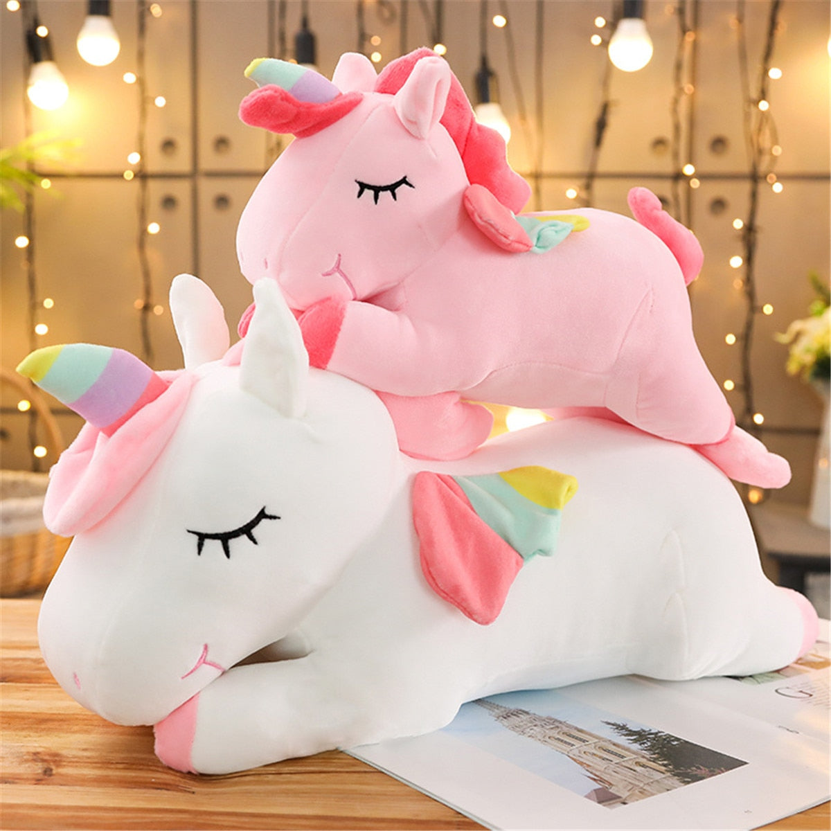 25CM New Cheap Plush Kawaii Unicorn Figure Plush Toys Lovely Unicorn Animal Stuffed Soft Plush Dolls Birthday Gift For Children