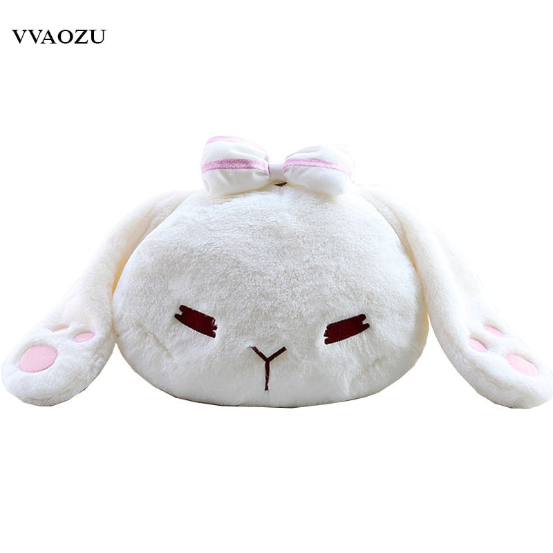 Japanese Rabbit Fluffy Lolita Handbag Luxrury Winter Women Kawaii Shoulder Crossbody Bag Ladies Bowknot Tote Bags with Long Ears