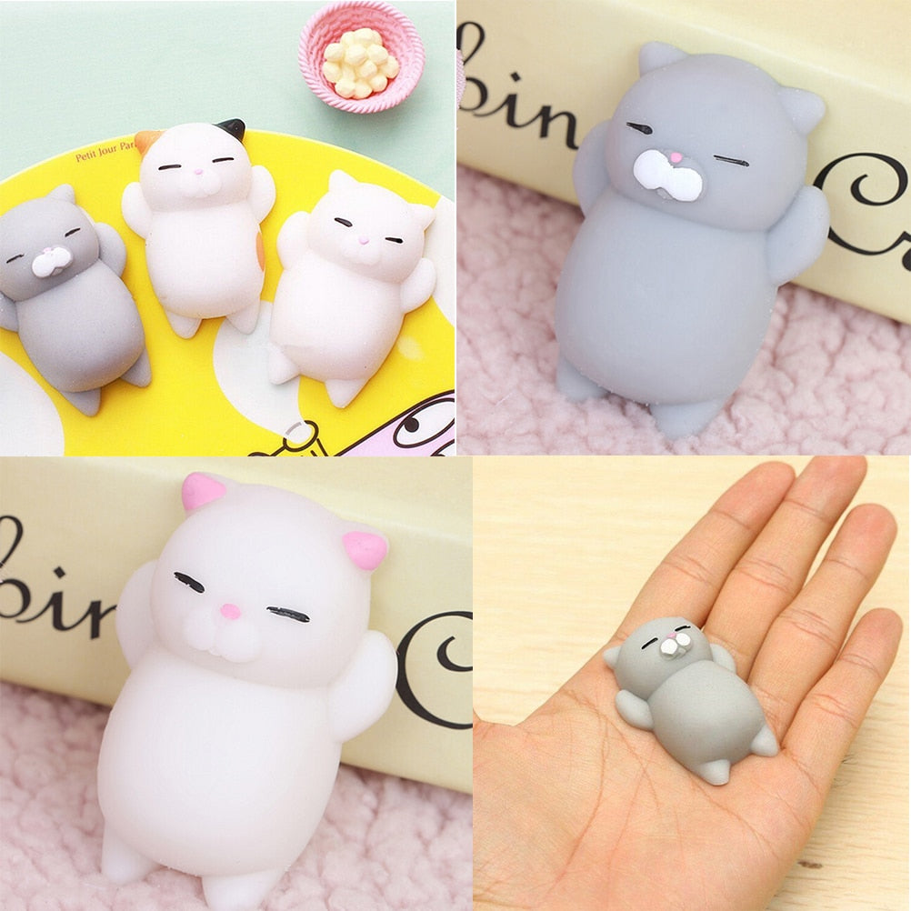 Dropshipping Cute Mochi   Cat slow rising Squeeze Healing Fun Kids Kawaii kids Adult Toy Stress Reliever Decor