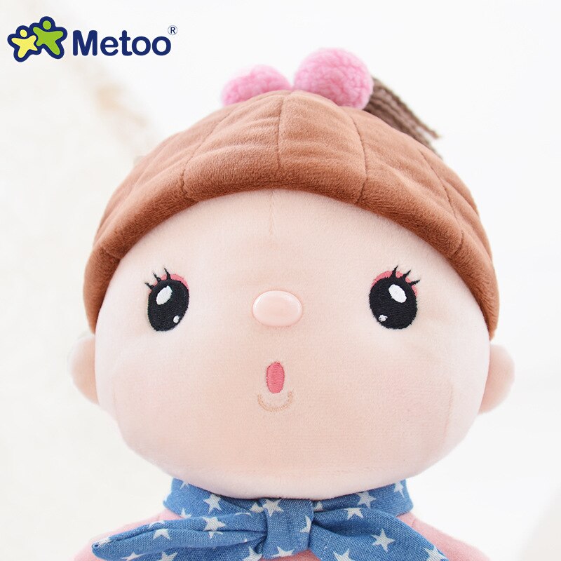 Metoo Doll Cute Cartoon Girls Baby Plush Stuffed Toys Soft Kawaii Lovely Animals For Kid Children Christmas Birthday Gift
