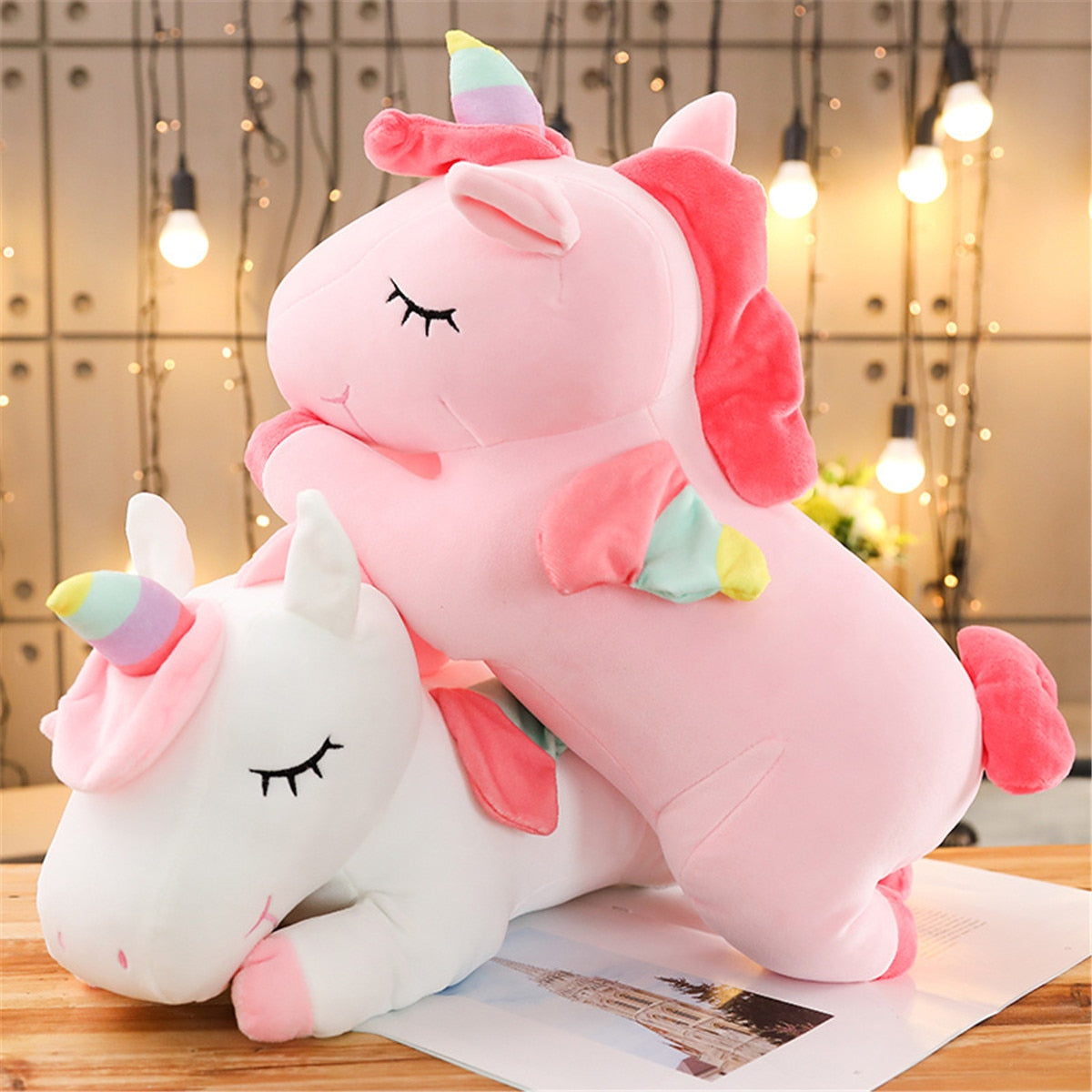 25CM New Cheap Plush Kawaii Unicorn Figure Plush Toys Lovely Unicorn Animal Stuffed Soft Plush Dolls Birthday Gift For Children