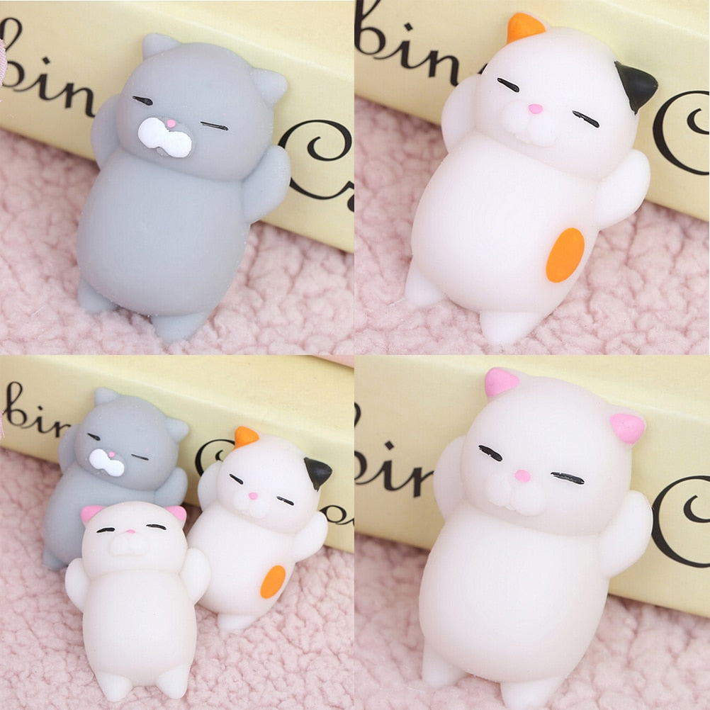 Dropshipping Cute Mochi   Cat slow rising Squeeze Healing Fun Kids Kawaii kids Adult Toy Stress Reliever Decor
