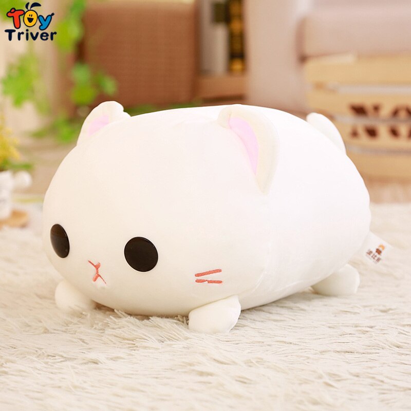 Kawaii Japan Cat Kitty Plush Toys Triver Stuffed Animal Doll Baby Kids Girls Children Boys Birthday Gifts Cute Home Room Decor