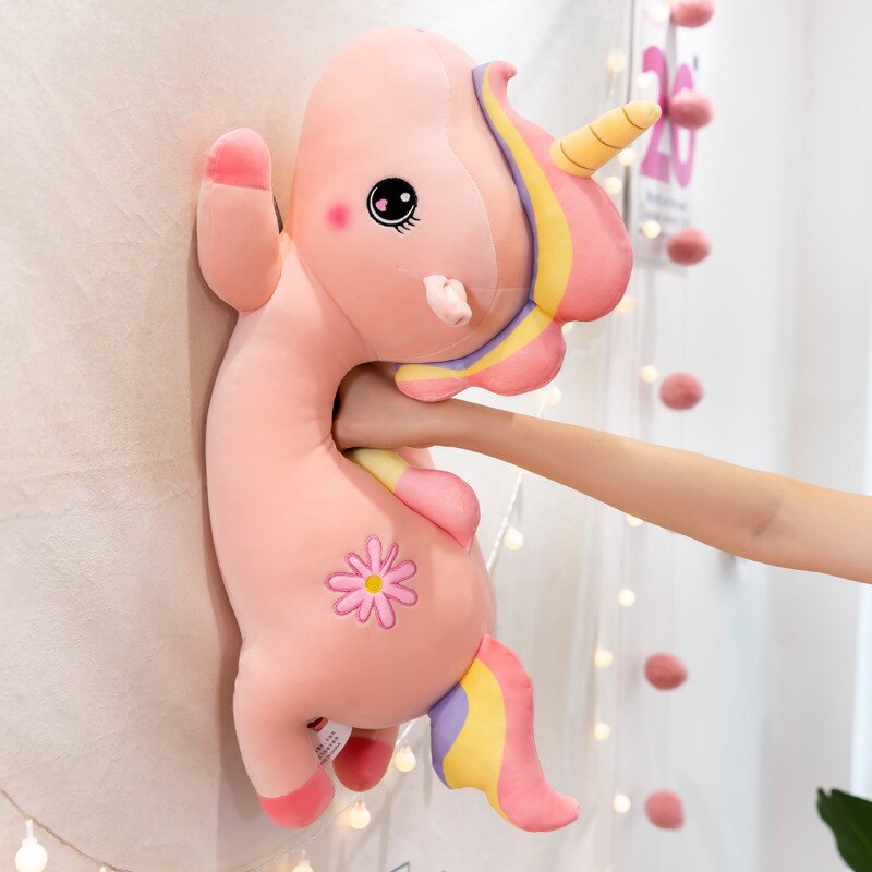 Stuffed Animal Rainbow Unicorn Plush Toy Anime Kawaii Plush Doll Soft Pillow, Plush Toy for Boys Girls Birthday Christmas Gift