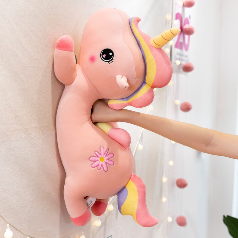 Stuffed Animal Rainbow Unicorn Plush Toy Anime Kawaii Plush Doll Soft Pillow, Plush Toy for Boys Girls Birthday Christmas Gift