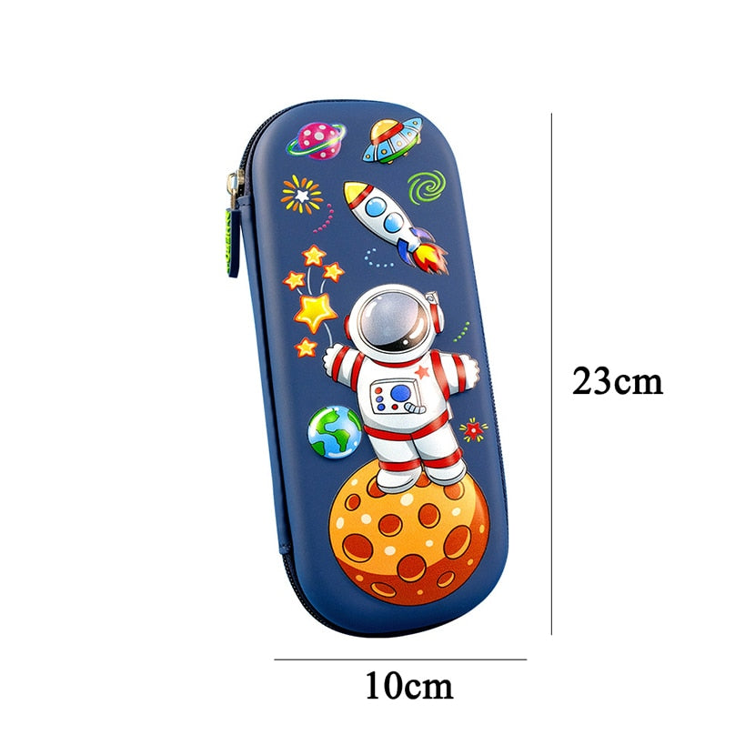 Pencil Case Kawaii School Pencil Cases Stationery Estuche 3D Space Pen Case Unicorn School Supplies Trousse Scolaire Pencil Box