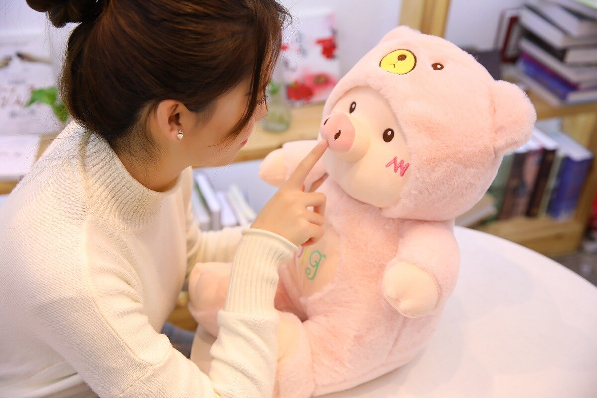 30-60cm kawaii plush Pig Plush Toy Creative Cosplay Doll Soft Stuffed Animals Toy for kawaii room decor cute PLUSH BIRTHDAY GIFT