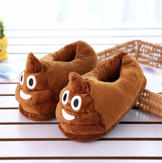 Kawaii Plush Avocado Slippers Fruit Toys Cute Pig Cattle Warm Winter Adult Shoes Doll Women Indoor Household Products size 35-43