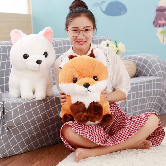 1PC 40CM Soft Cute Long tail Fox Plush Toy Stuffed Kids Doll Fashion Kawaii Gift for Children Birthday Gift Home Shop Decor