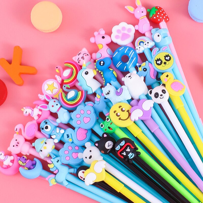 20Pcs/Set Gel Pen Unicorn Pen Stationery Kawaii School Supplies Gel Ink Pen School Stationery Office Suppliers Pen Kids Gifts
