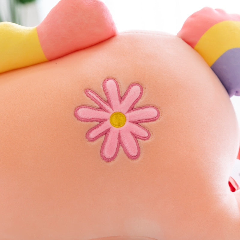 Stuffed Animal Rainbow Unicorn Plush Toy Anime Kawaii Plush Doll Soft Pillow, Plush Toy for Boys Girls Birthday Christmas Gift