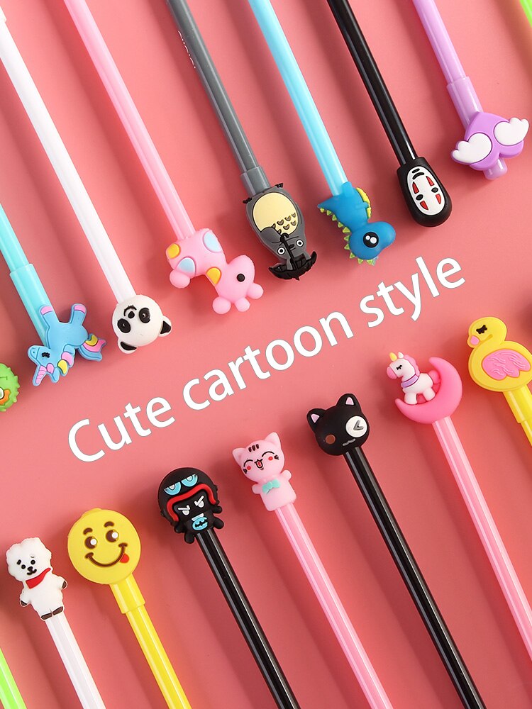 20Pcs/Set Gel Pen Unicorn Pen Stationery Kawaii School Supplies Gel Ink Pen School Stationery Office Suppliers Pen Kids Gifts