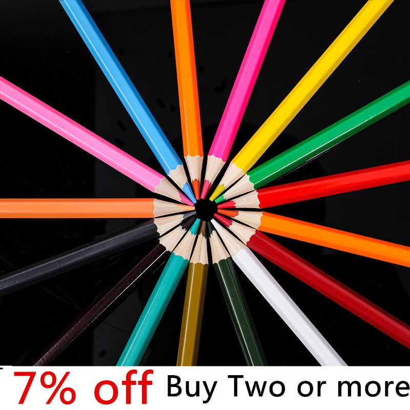 Boxed 24 Color Pen Pencils Set Children Kawaii Stationery Crayon Coloring Drawing Colored Pencil for School Paint Art Supplies