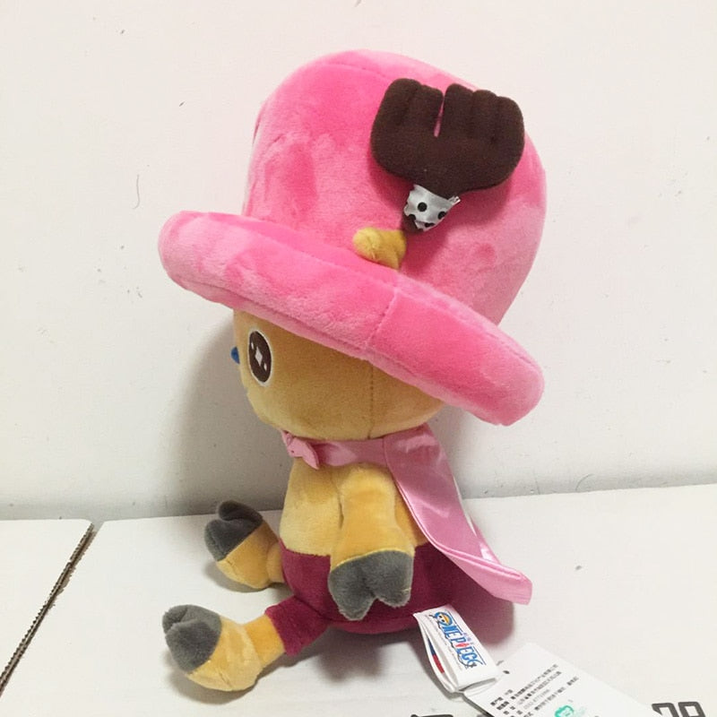 11CM One Piece Kawaii Plush Keychain Toy Tony Chopper Soft Stuffed Plush Dolls Keychain Handbag Ornaments Toys Gift