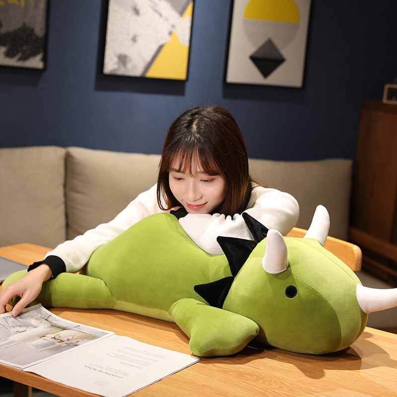 35-80CM Dinosaur Weighted Plush Game Character Doll Stuffed Animal Soft Dino Toys Kawaii Pillow For Children Kids Birthday Gift