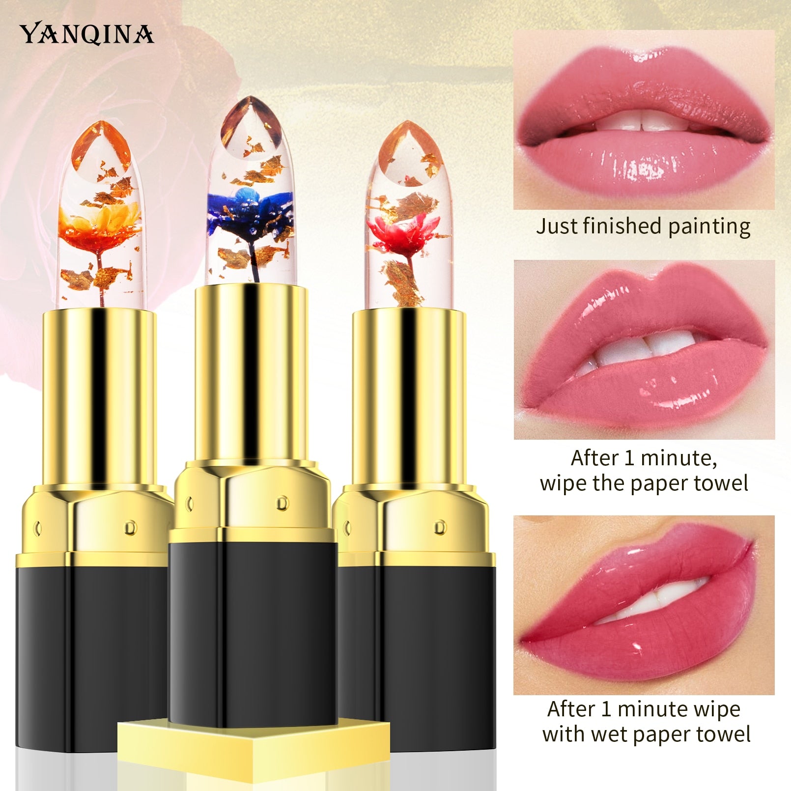 Magic Lipstick Color Changing Long Lasting Lipstick Waterproof Red Lip Stick Lip Plumper Kawaii Makeup Girl Cute Cosmetics