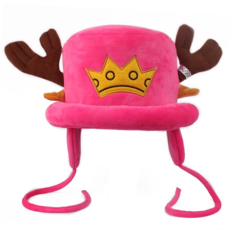 Kawaii Japanese Anime One Piece plush toys cosplay Tony Chopper plush cotton hat warm winter hat cartoon cap for children gift