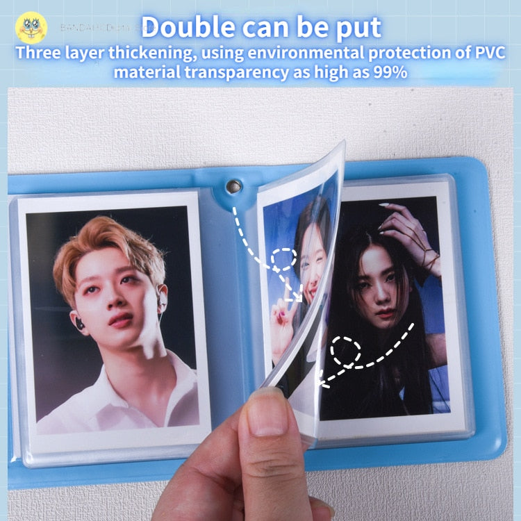 New Style 3-Inch Sanrio Kuromi Storage Photo Album Gift Sanrio Card Holder Mini Truck Card Binder Free  kawaii Sanrio Ornaments