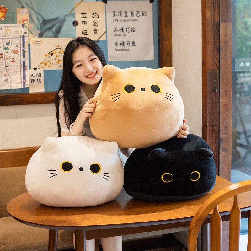 8-40CM Kawaii Black Cat Pillow Plush Doll Toys Cute High Quality Cartoon Animal Gifts for Boys Girls Friends Decorate Childrens