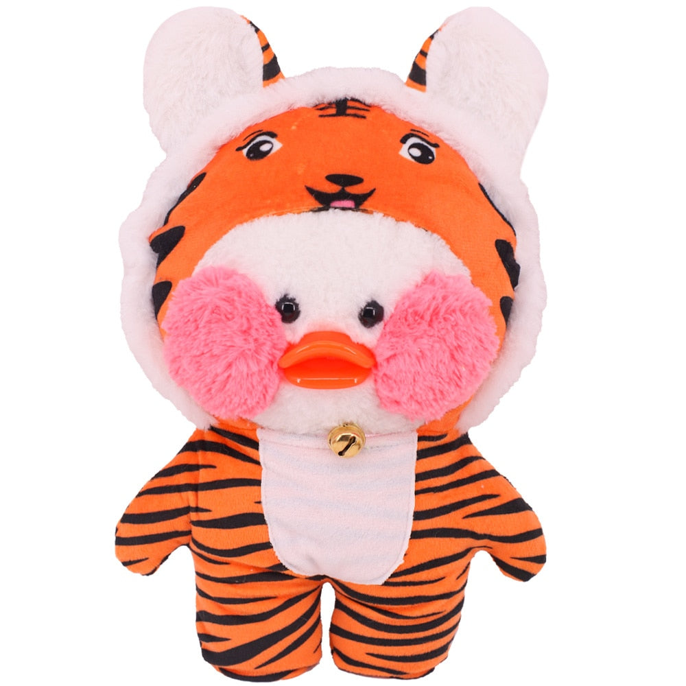 3PCS Clothes For Duck 30 cm lalafanfan Yellow Duck Kawaii Plush Toy Accessories Soft Animal Dolls Children's Toys Birthday Gifts