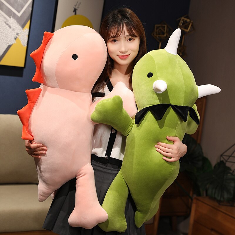 35-80CM Dinosaur Weighted Plush Game Character Doll Stuffed Animal Soft Dino Toys Kawaii Pillow For Children Kids Birthday Gift