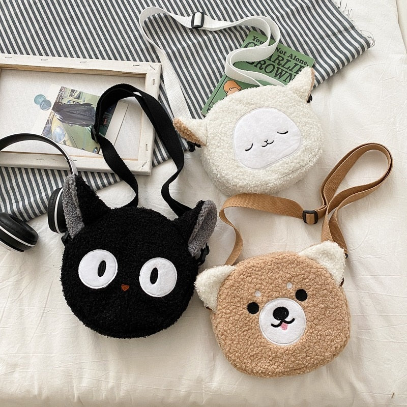 Japanese Style Kawaii Bag Women Cartoon Plush Shoulder Bag for Women 2023 New Crossbody Bag сумка Phone&Purse Bag Bolsa Feminina