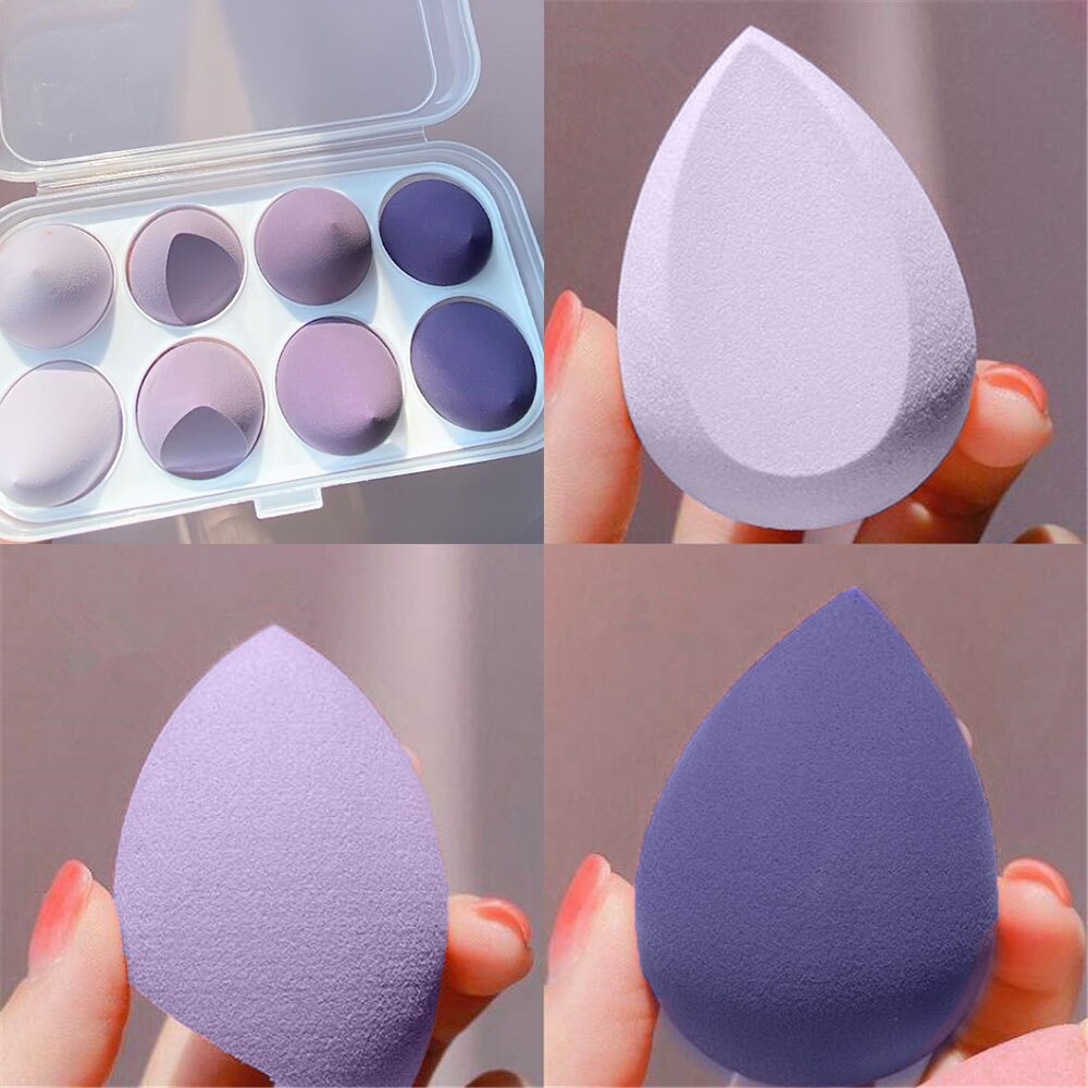 4/8pcs Makeup Sponge Blender Beauty Egg Soft Cosmetic Puff Foundation Sponges Powder Puff Women Beauty Tools Make Up Accessories