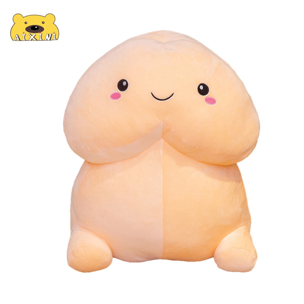 Cute Flesh-colored Penis Plush Toy Pillow Sexy Soft Toy Stuffed Funny Cushion Simulation Lovely Gift for Girlfriend Kawaii Plush