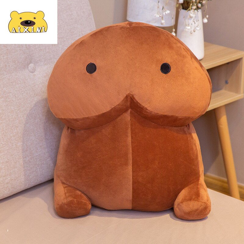 Cute Flesh-colored Penis Plush Toy Pillow Sexy Soft Toy Stuffed Funny Cushion Simulation Lovely Gift for Girlfriend Kawaii Plush