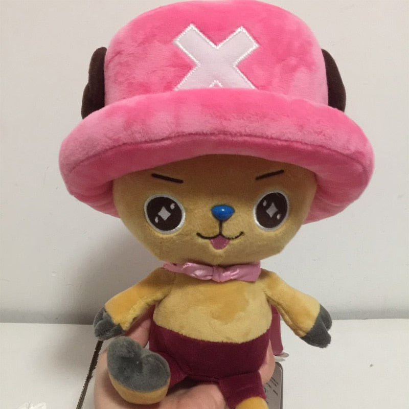 11CM One Piece Kawaii Plush Keychain Toy Tony Chopper Soft Stuffed Plush Dolls Keychain Handbag Ornaments Toys Gift