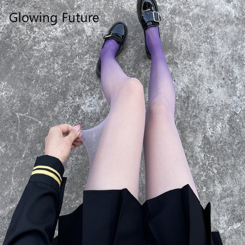 Fashion Sexy Lolita Blush Women Body Stocking Trendy Fishnets Cute Kawaii Transparent Womens Tights Hot Thin Pantyhose Sex Socks