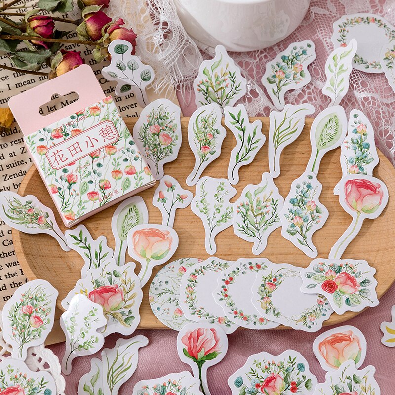 Mr.paper 46Pcs/box Cute Diary Stickers Scrapbooking Girl Generation Series Planner Japanese Kawaii Decorative Stationery Sticker